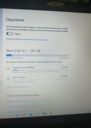 Gri Casper Laptop - Görsel 3