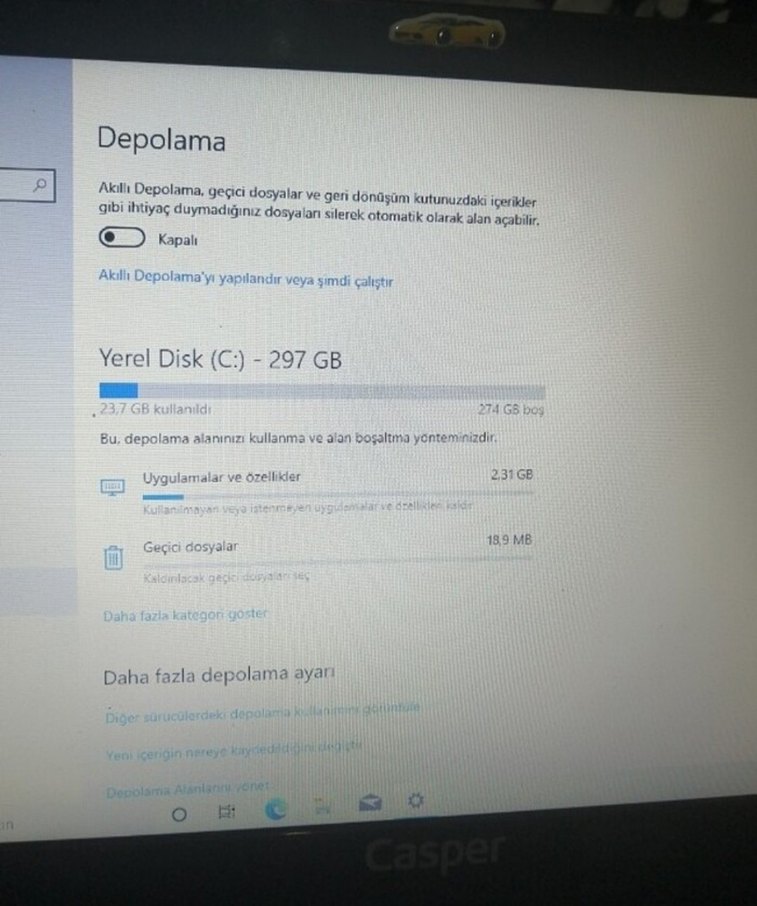 Gri Casper Laptop - Görsel 3