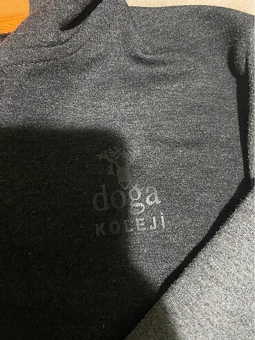 7 Yaş Beden gri Renk Doğa Koleji sweatshirt