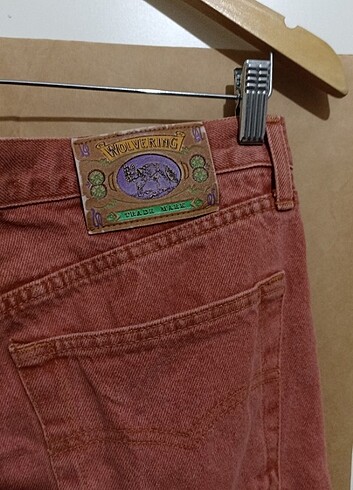 Vintage pembe jean