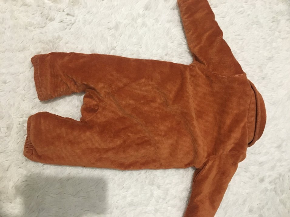 Kahverengi Kürklü Bebek Tulumu - Görsel 3