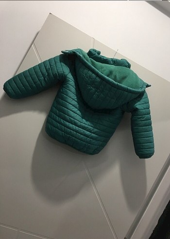 4 Yaş Beden yeşil Renk Erkek Çocuk Yeşil Fermuarlı Mont