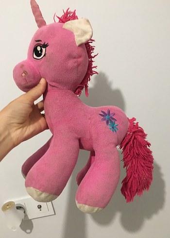 Diğer Pembe Peluş Unicorn Oyuncak
