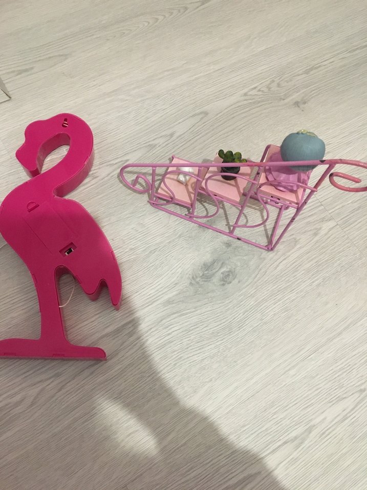 Renkli Pembe Çocuk Rafı - Görsel 4