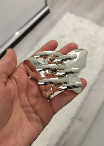Accessorize Parlak Metal Kelebek Toka