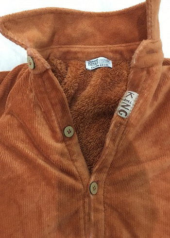 Kahverengi Kürklü Bebek Tulum - Görsel 2