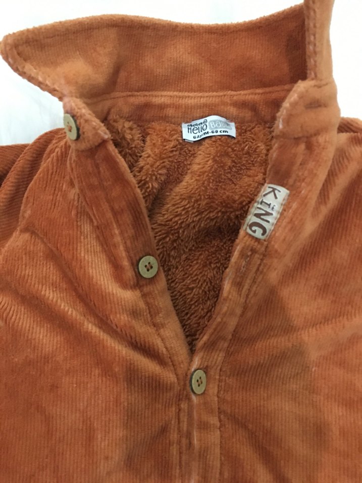 Kahverengi Kürklü Bebek Tulum - Görsel 2