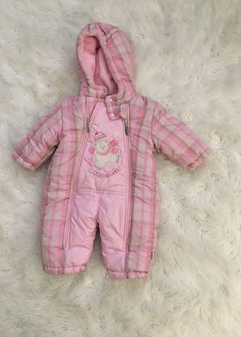 Peluş Detaylı Pembe Bebek Tulumu - Görsel 2