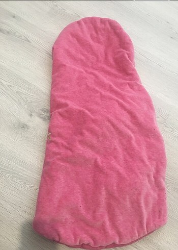 Nakışlı Pembe Bebek Battaniyesi Kapüşonlu kundak - Görsel 2