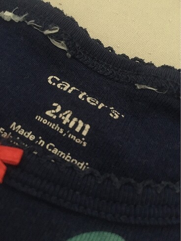 2 Yaş Beden Carter?s kiraz pijama takımı
