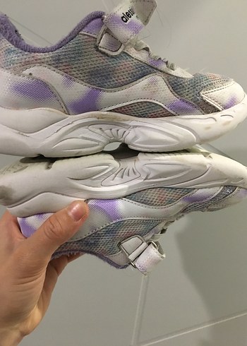 Mor Bağcıksız Kız Çocuk Spor Ayakkabı - Görsel 6