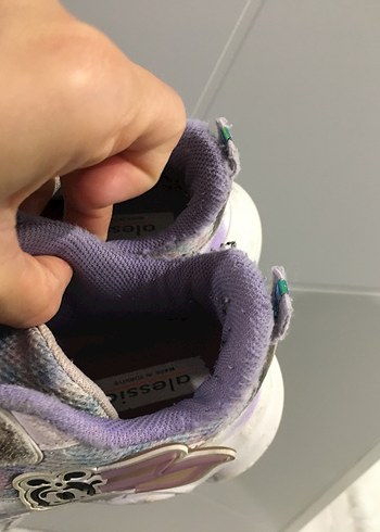 Mor Bağcıksız Kız Çocuk Spor Ayakkabı - Görsel 3