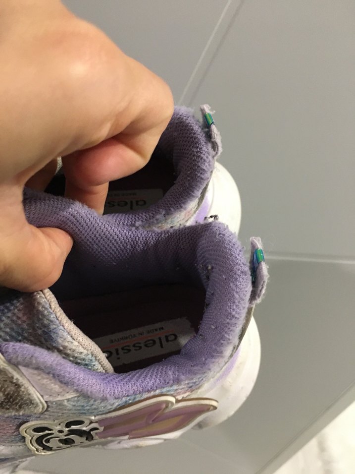 Mor Bağcıksız Kız Çocuk Spor Ayakkabı - Görsel 3