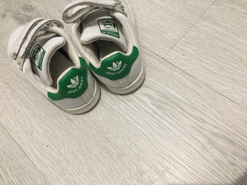 Kız Çocuk Beyaz Cırt Cırtlı Spor Ayakkabı - Görsel 3