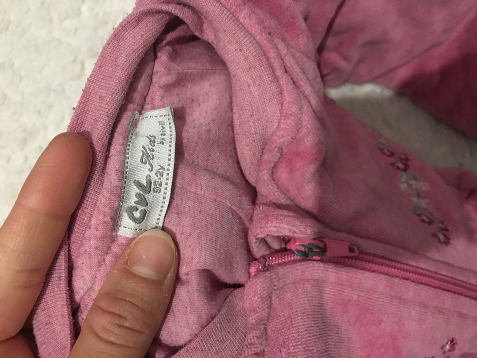 Renkli Nakışlı Fermuarlı Pembe Bebek Tulumu - Görsel 3