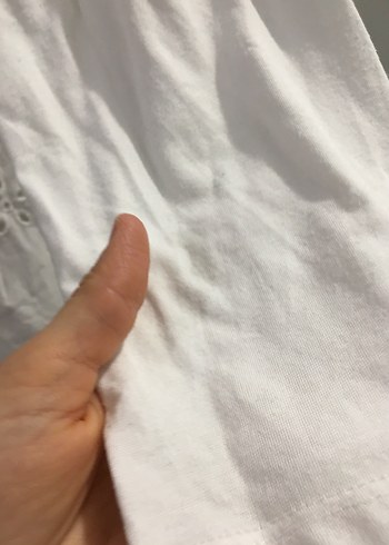 Beyaz Uzun Keten Bohem Elbise hamile lohusa - Görsel 3