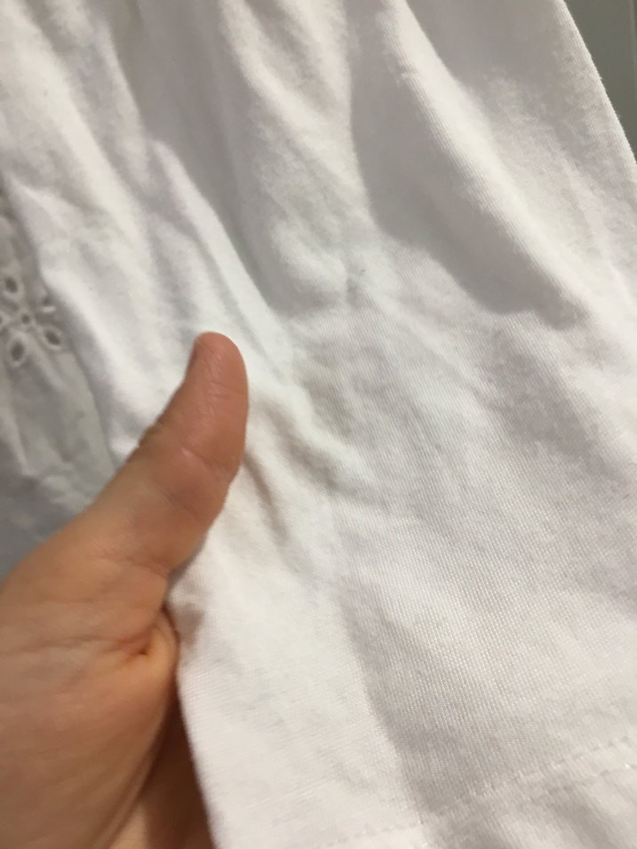 Beyaz Uzun Keten Bohem Elbise hamile lohusa - Görsel 3