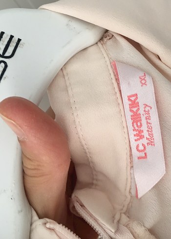 Pudra hamile elbisesi tesettür elbise - Görsel 4