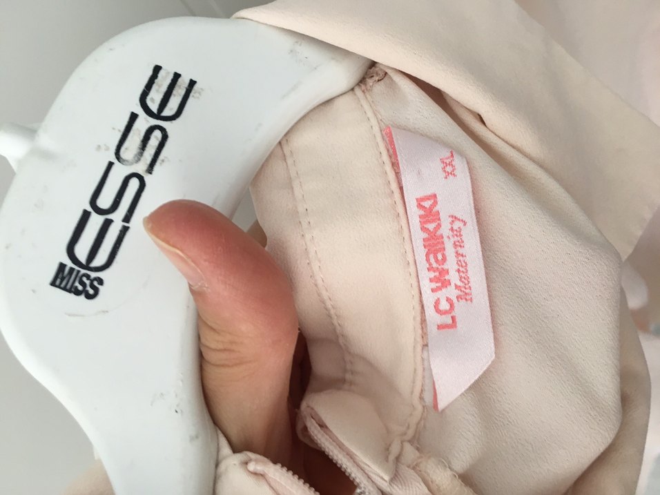 Pudra hamile elbisesi tesettür elbise - Görsel 4