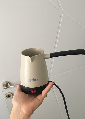 Inbo Beyaz Elektrikli Türk Kahvesi Cezvesi