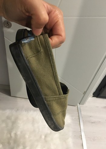 Erkek Çocuk Haki Orijinal toms Loafer Ayakkabı - Görsel 5
