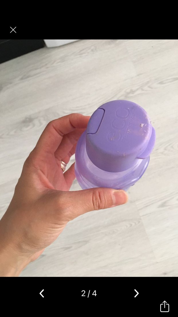 Mor Baykuş Figürlü Bebek Biberonu - Görsel 2