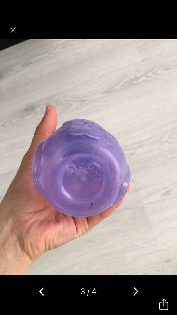 Mor Baykuş Figürlü Bebek Biberonu - Görsel 4