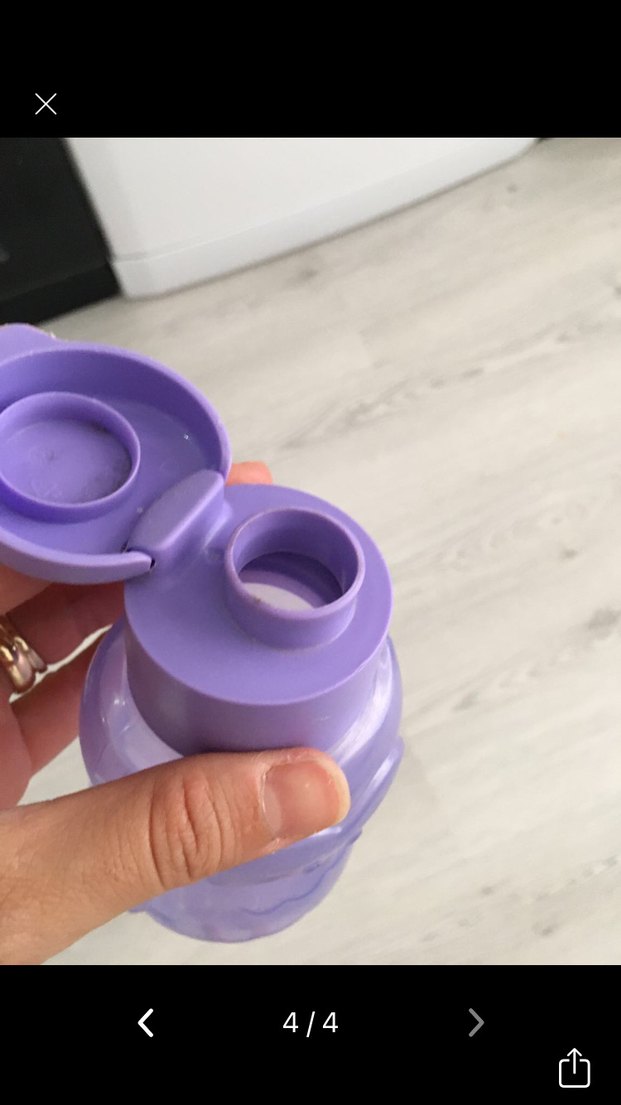 Mor Baykuş Figürlü Bebek Biberonu - Görsel 3