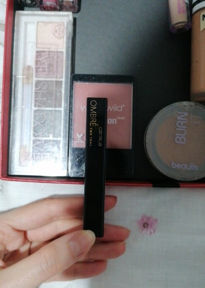 kadın ruj kapatıcı fondöten allık far bronzer - Görsel 4