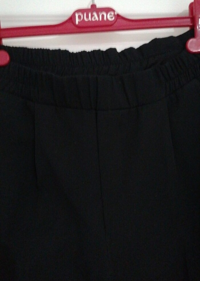 kadın siyah kumaş pantolon - Görsel 4