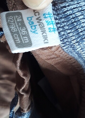 24-36 Ay Beden kahverengi Renk Pantolon taba kahve rengi