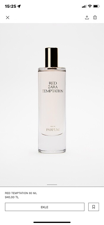  Beden ZARA RED TEMPTATION & GOLDEN DECADE