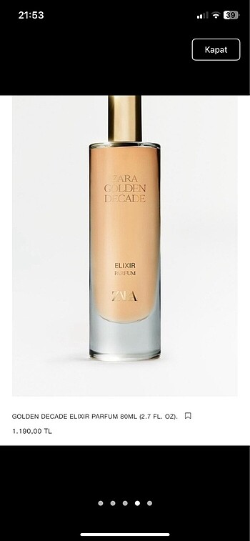  Beden Renk GOLDEN DECADE ELIXIR
