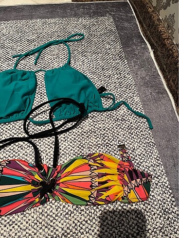 m Beden çeşitli Renk Bikini üstü