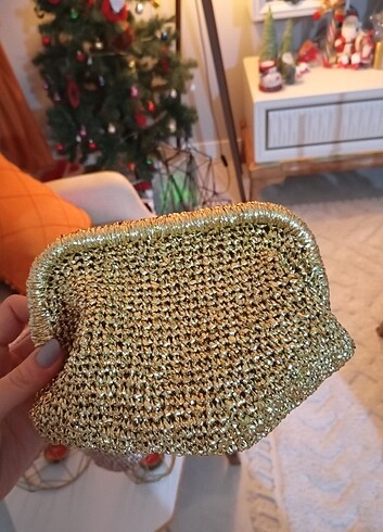 Metalik gizli burslu çanta
