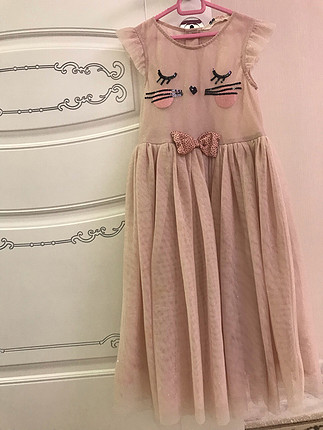 H&M Çok şık kız çocuk elbise 5-6 yaş