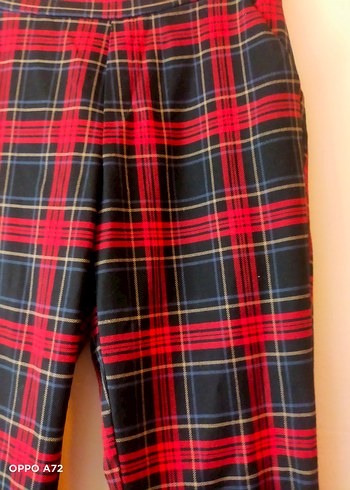 Zara y2k ekose grunge pantolon