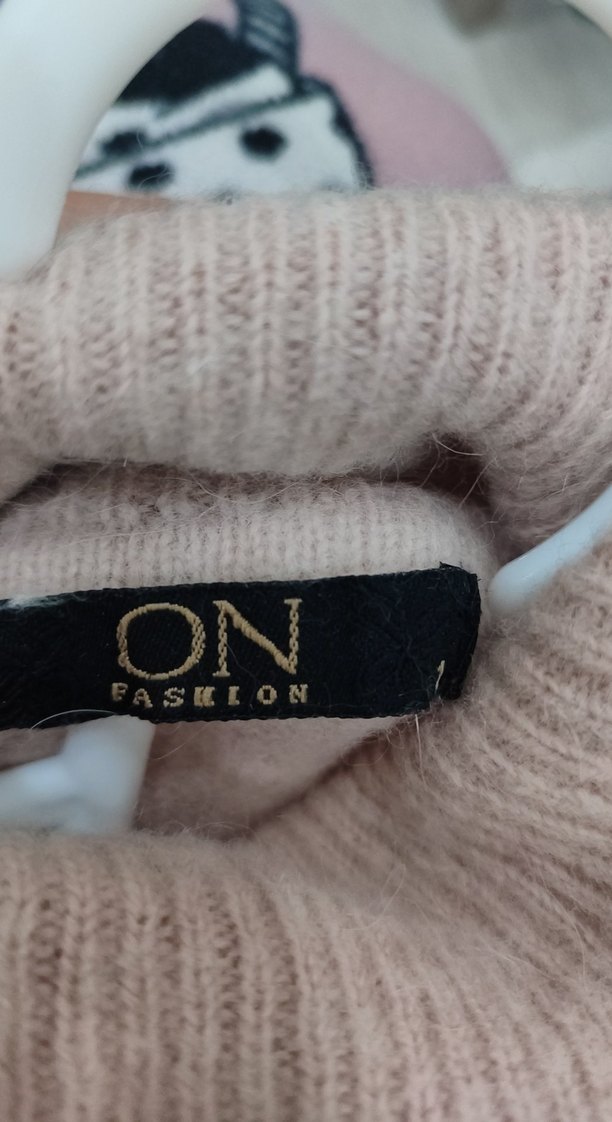 Mini Boğazlı Triko Kazak - Görsel 4