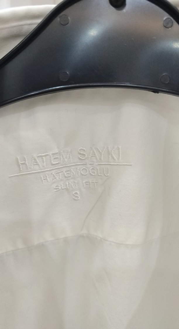 Beyaz Klasik Erkek Keten Gömlek - Görsel 3