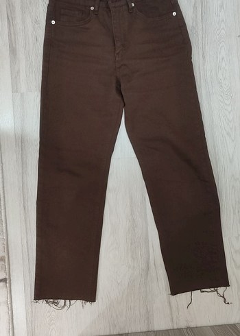 Bej Vintage Zara  Pantolon - Görsel 2