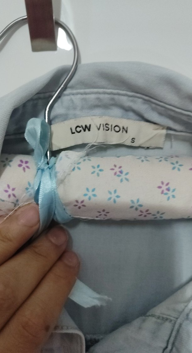 Kemerli Denim Midi Elbise - Görsel 4