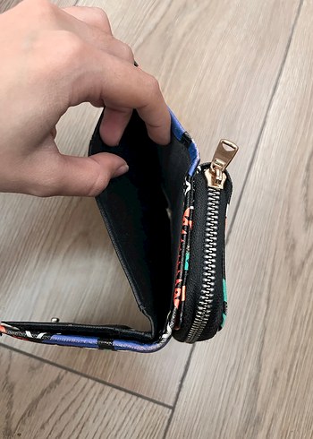 Bohem Çok Renkli Baskılı Kadın Cüzdanı - Görsel 4