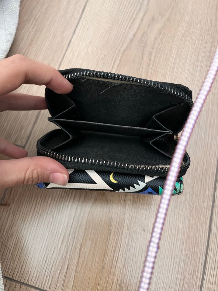 Bohem Çok Renkli Baskılı Kadın Cüzdanı - Görsel 2