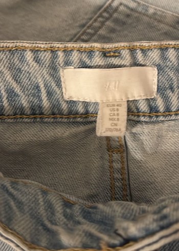 H&M Yırtık Denim Pantolon - Görsel 3