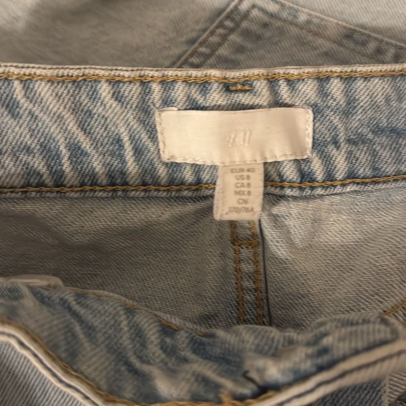 H&M Yırtık Denim Pantolon - Görsel 3