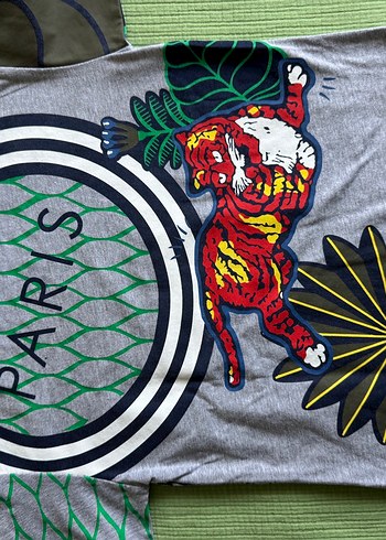 Gri Baskılı Erkek Çocuk Uzun Kollu Triko Tişört - Görsel 4