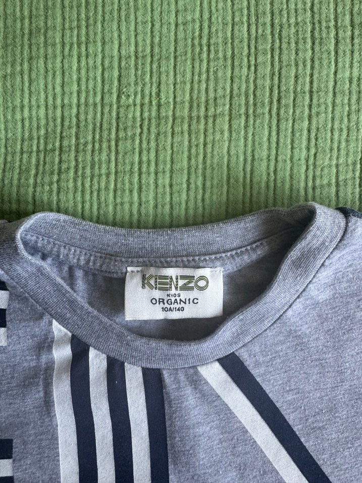 Gri Baskılı Erkek Çocuk Uzun Kollu Triko Tişört - Görsel 2