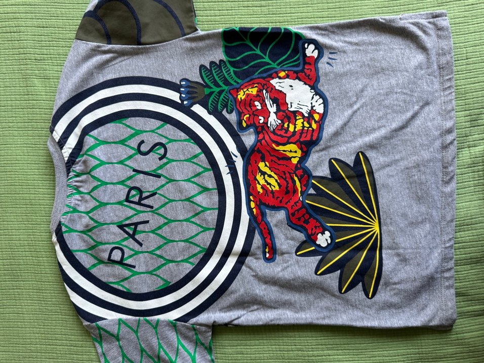 Gri Baskılı Erkek Çocuk Uzun Kollu Triko Tişört - Görsel 4