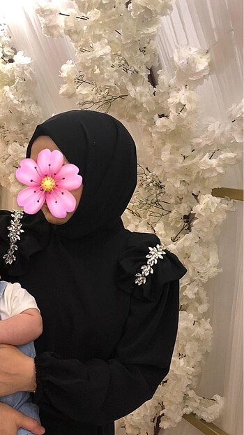40 Beden siyah Renk Birgül Bektaş elbise
