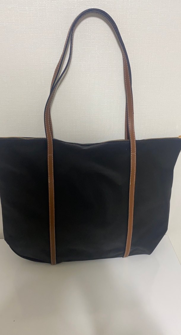 Siyah Süet Fermuarlı Kadın Çanta - Görsel 2